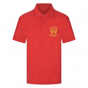 St Helen's Junior Red PE Polo